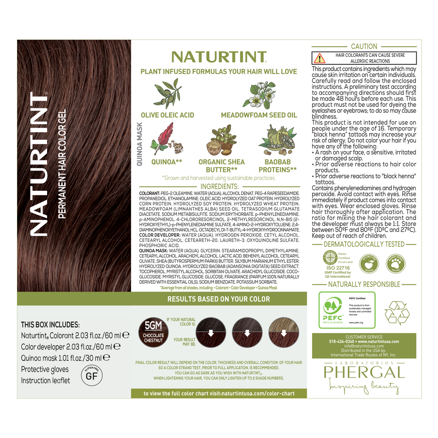Naturtint Permanent Hair Color 5GM Chocolate Chestnut (Packaging may vary)