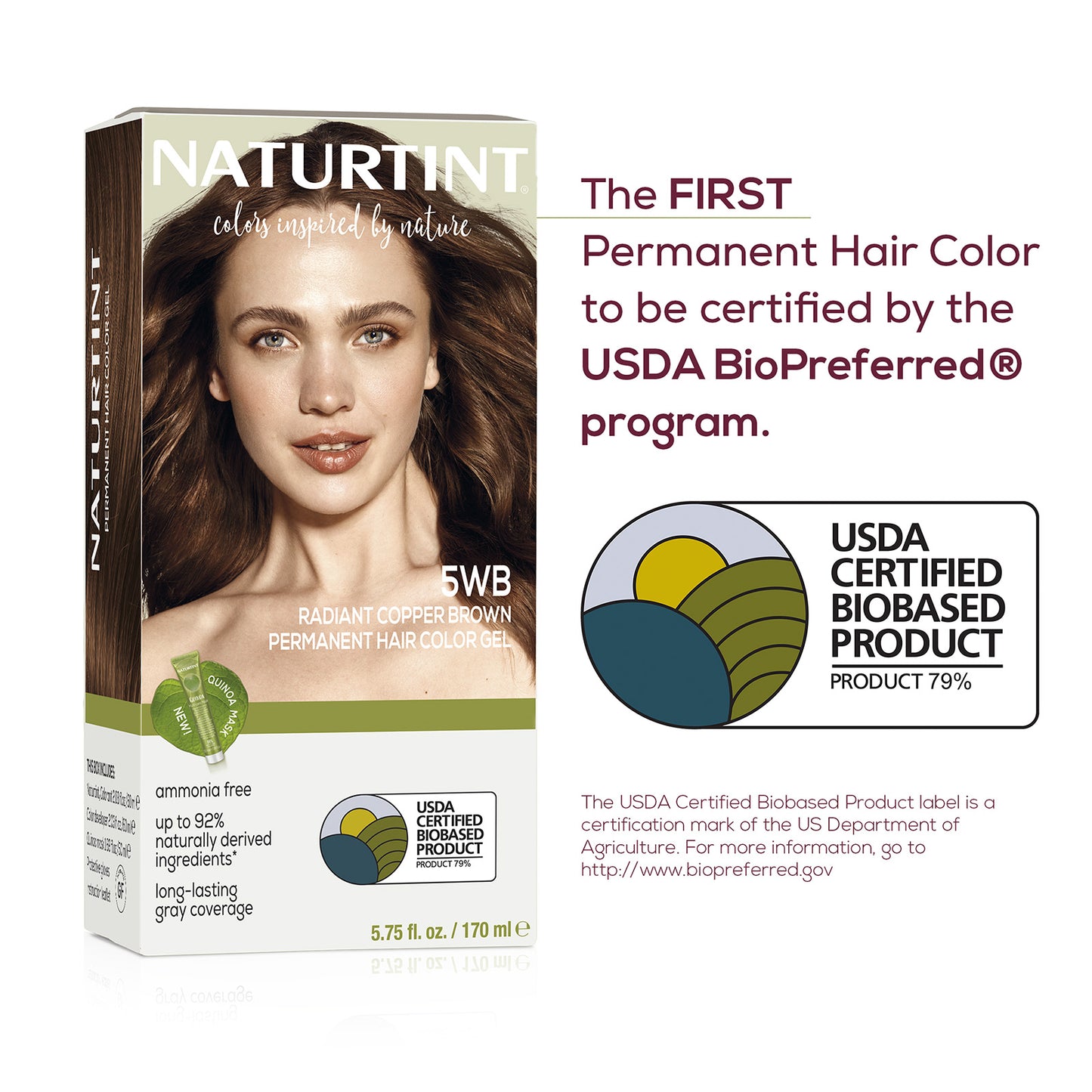 Naturtint Permanent Hair Color 5WB Radiant Copper Brown