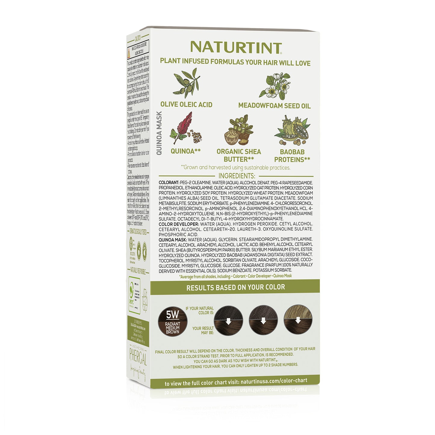 Naturtint Permanent Hair Color 5W Radiant Medium Brown (Packaging may vary)