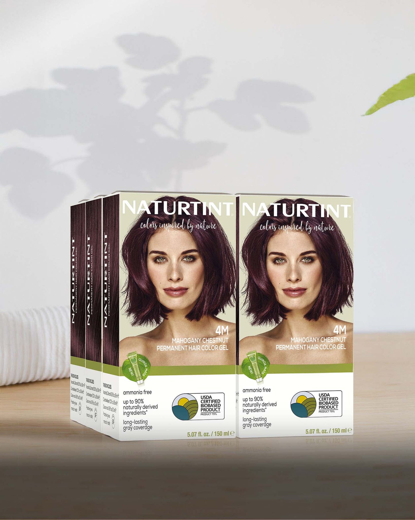 Naturtint Permanent Hair Color 4M Mahogany Chestnut (Packaging may vary)