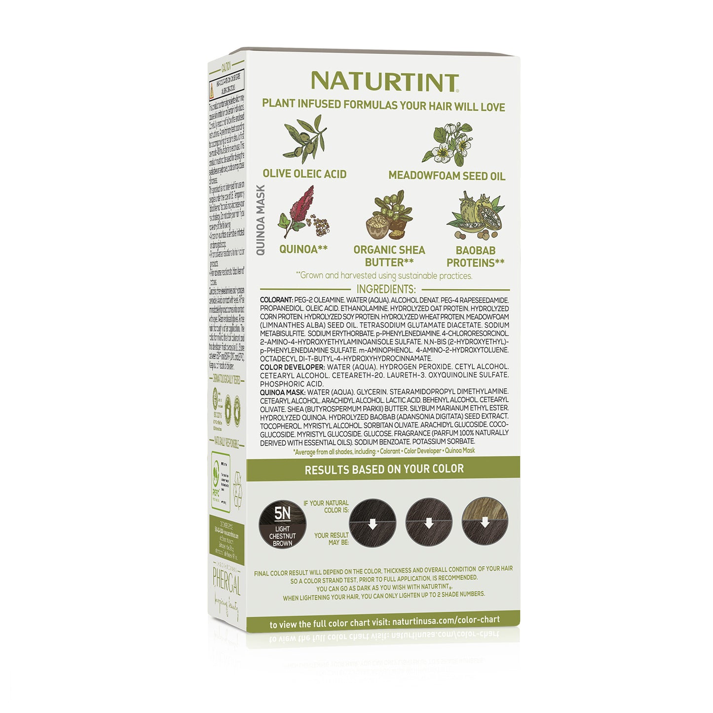 Naturtint Permanent Hair Color 5N Light Chestnut Brown (Packaging may vary)