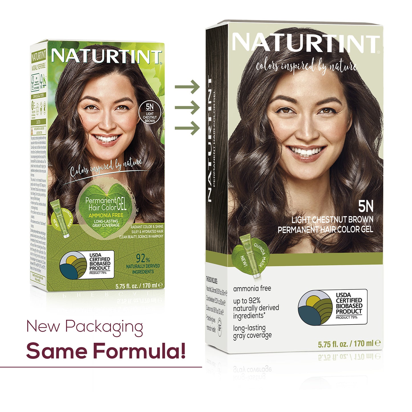 Naturtint Permanent Hair Color 5N Light Chestnut Brown (Packaging may vary)
