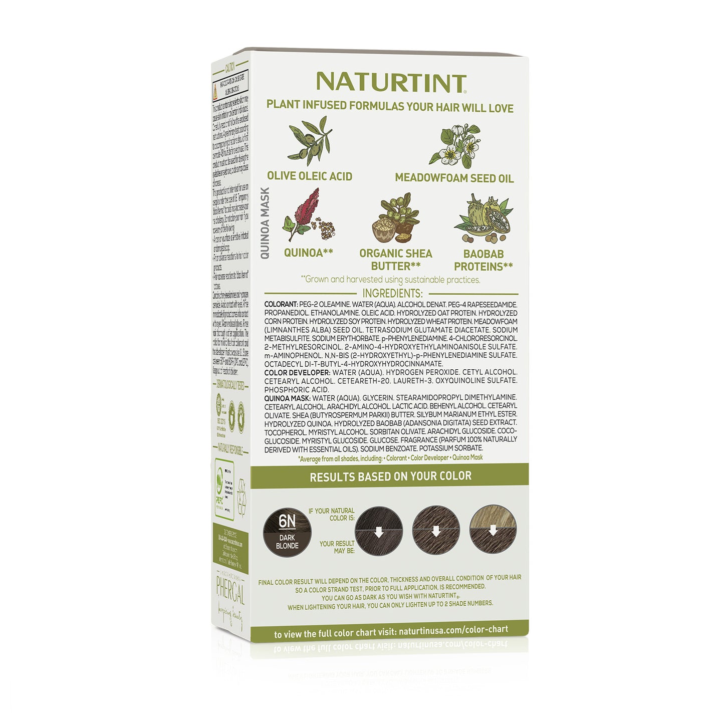Naturtint Permanent Hair Color 6N Dark Blonde (Packaging may vary)