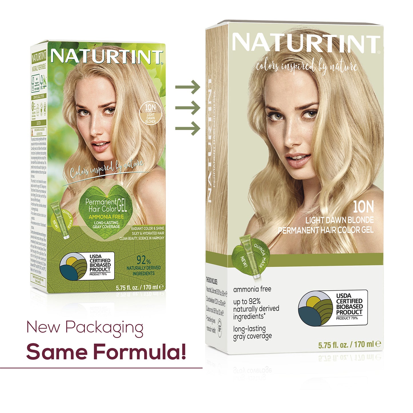 Naturtint Permanent Hair Color 10N Light Dawn Blonde (Packaging may vary)