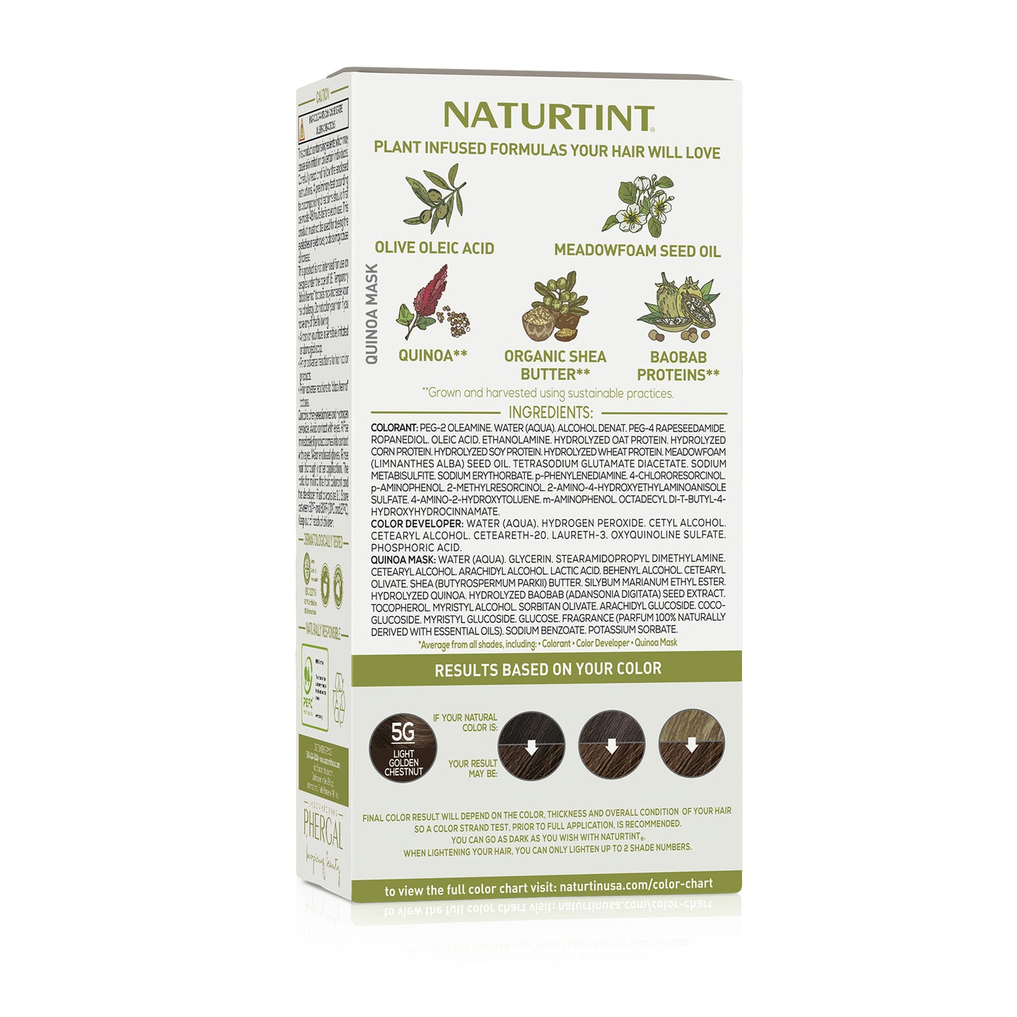 Naturtint Permanent Hair Color 5G Light Golden Chestnut (Packaging may vary)