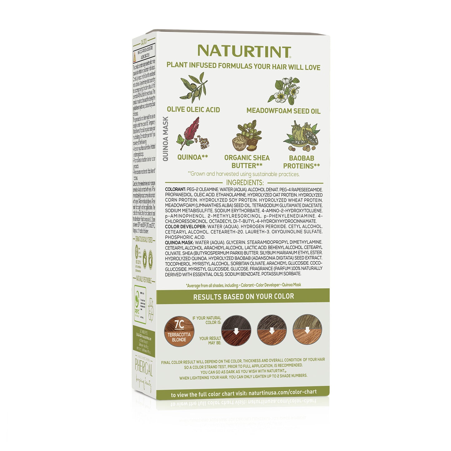 Naturtint Permanent Hair Color 7C Terracotta Blonde (Packaging may vary)