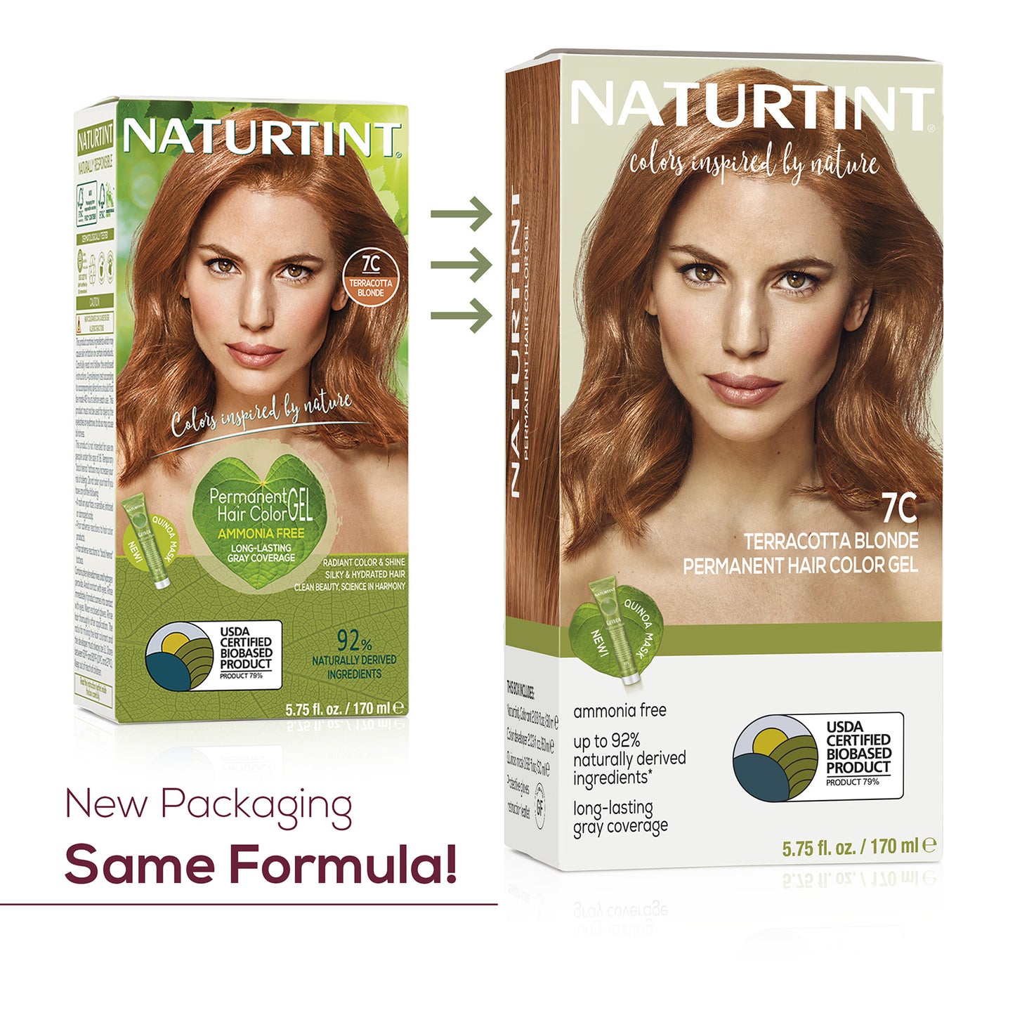 Naturtint Permanent Hair Color 7C Terracotta Blonde (Packaging may vary)