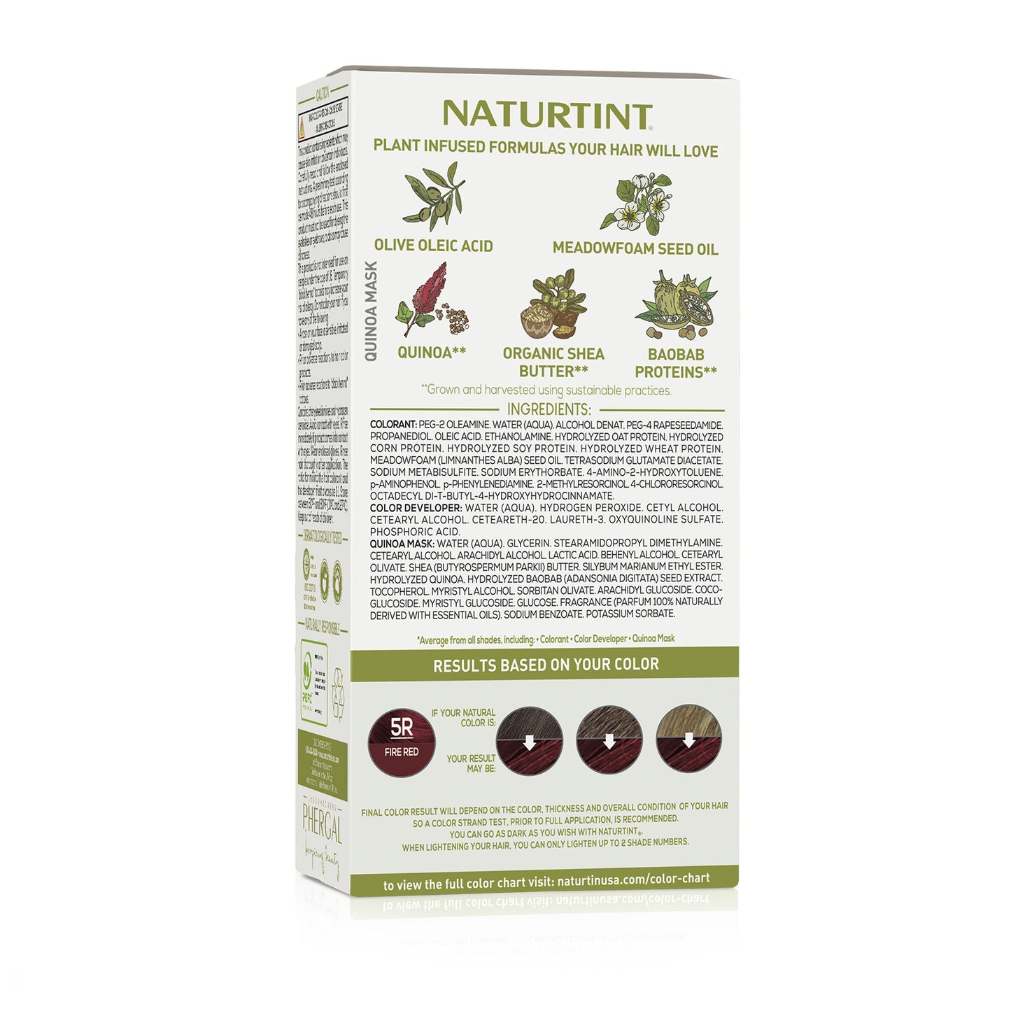 Naturtint Permanent Hair Color 5R (formerly 9R) Fire Red (Packaging may vary)
