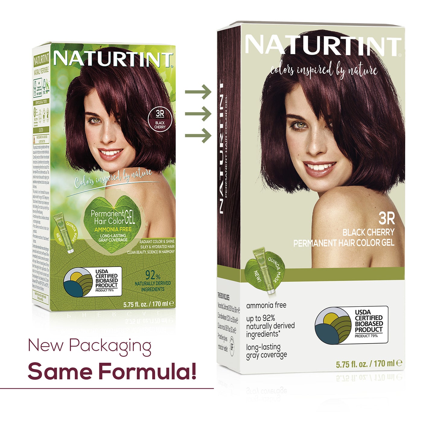 Naturtint Permanent Hair Color 3R Black Cherry (Packaging may vary)