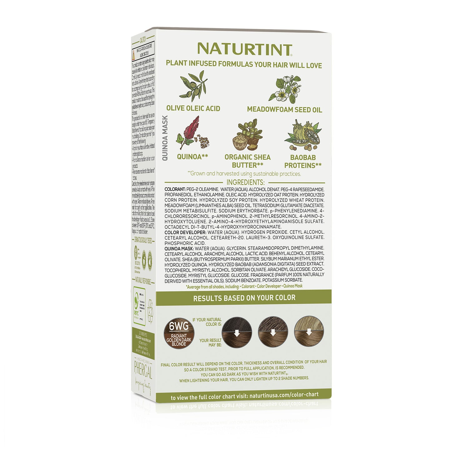 Naturtint Permanent Hair Color 6WG Radiant Golden Dark Blonde (Packaging may vary)