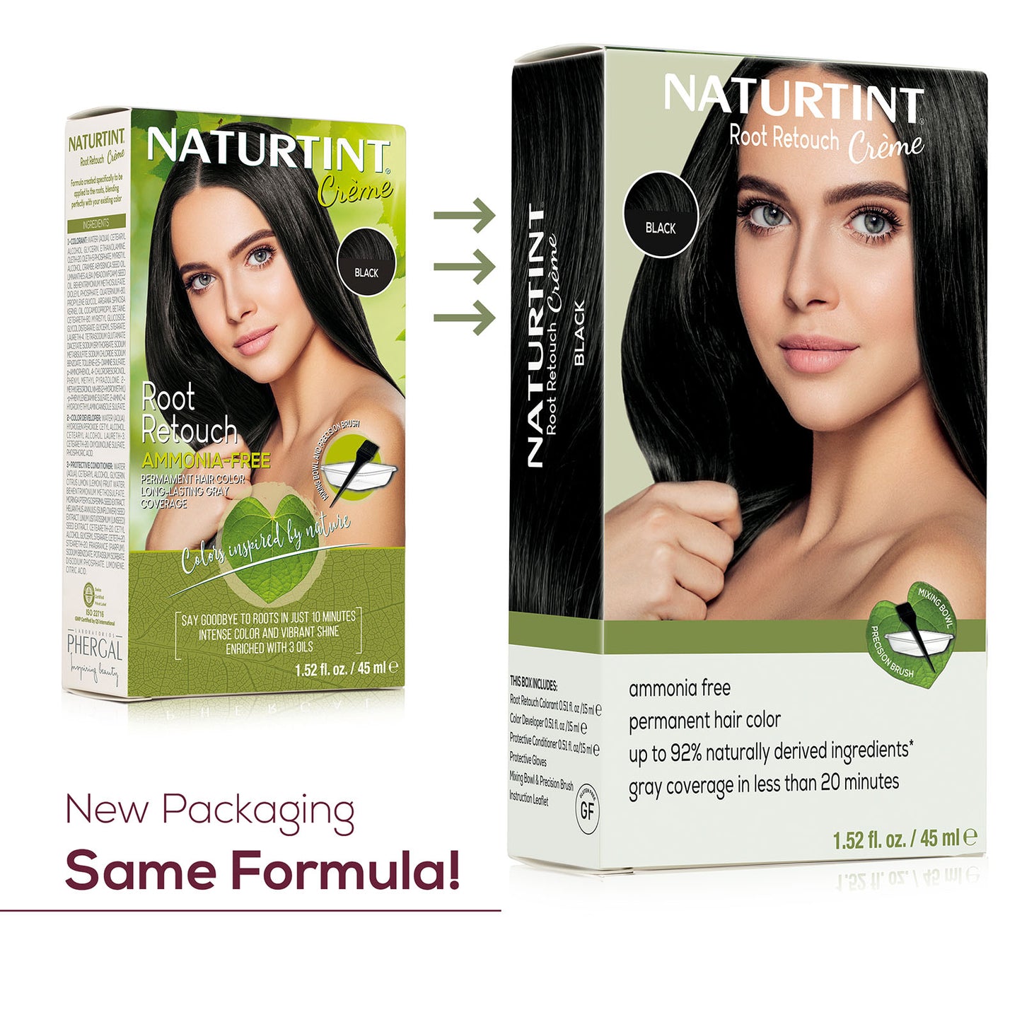 Naturtint Root Retouch Crème Permanent Hair Color - Black