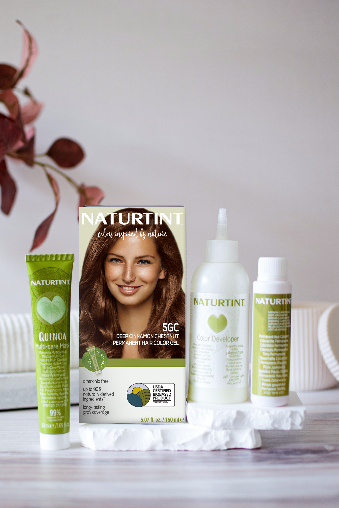 Naturtint Permanent Hair Color 5GC Deep Cinnamon Chestnut (Packaging may vary)