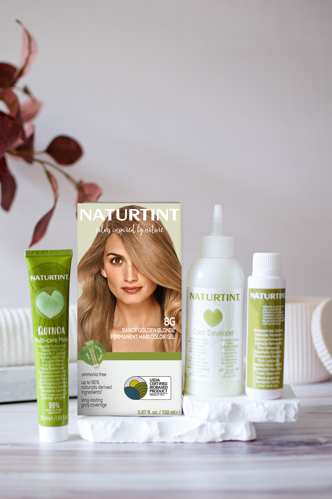 Naturtint Permanent Hair Color 8G Sandy Golden Blonde (Packaging may vary)