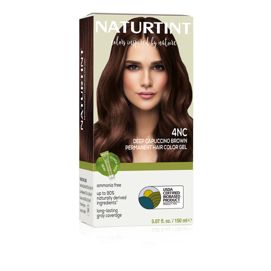 Naturtint Permanent Hair Color 4NC Deep Cappuccino Brown (Packaging may vary)