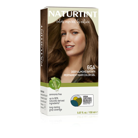 Naturtint Permanent Hair Color 6GA Deep Almond Brown (Packaging may vary)