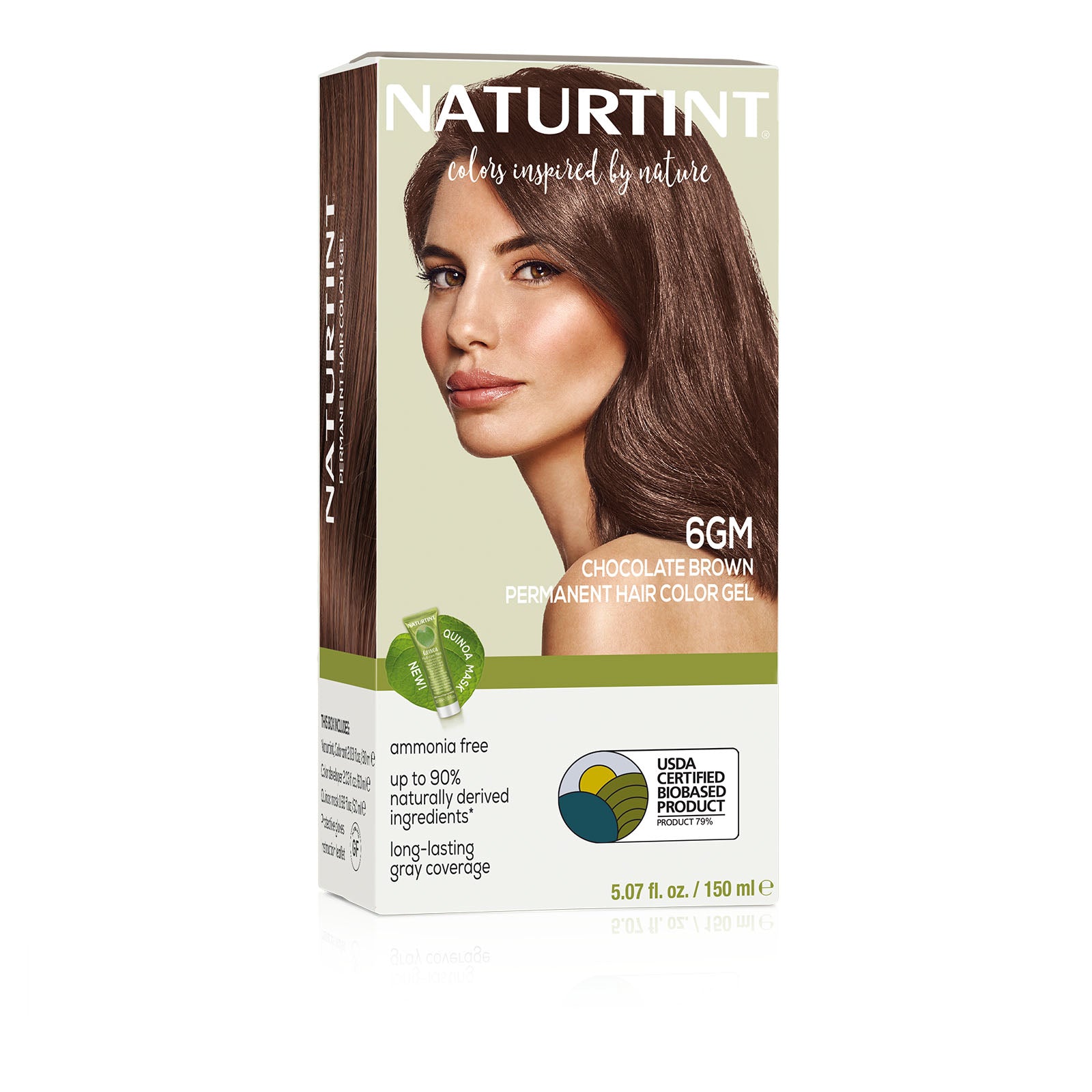 Naturtint Permanent Hair Color 6GM Chocolate Brown (Packaging may