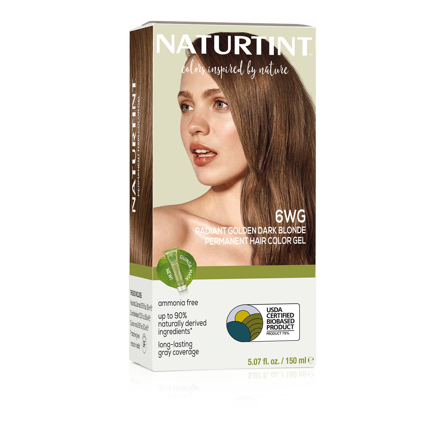 Naturtint Permanent Hair Color 6WG Radiant Golden Dark Blonde (Packaging may vary)