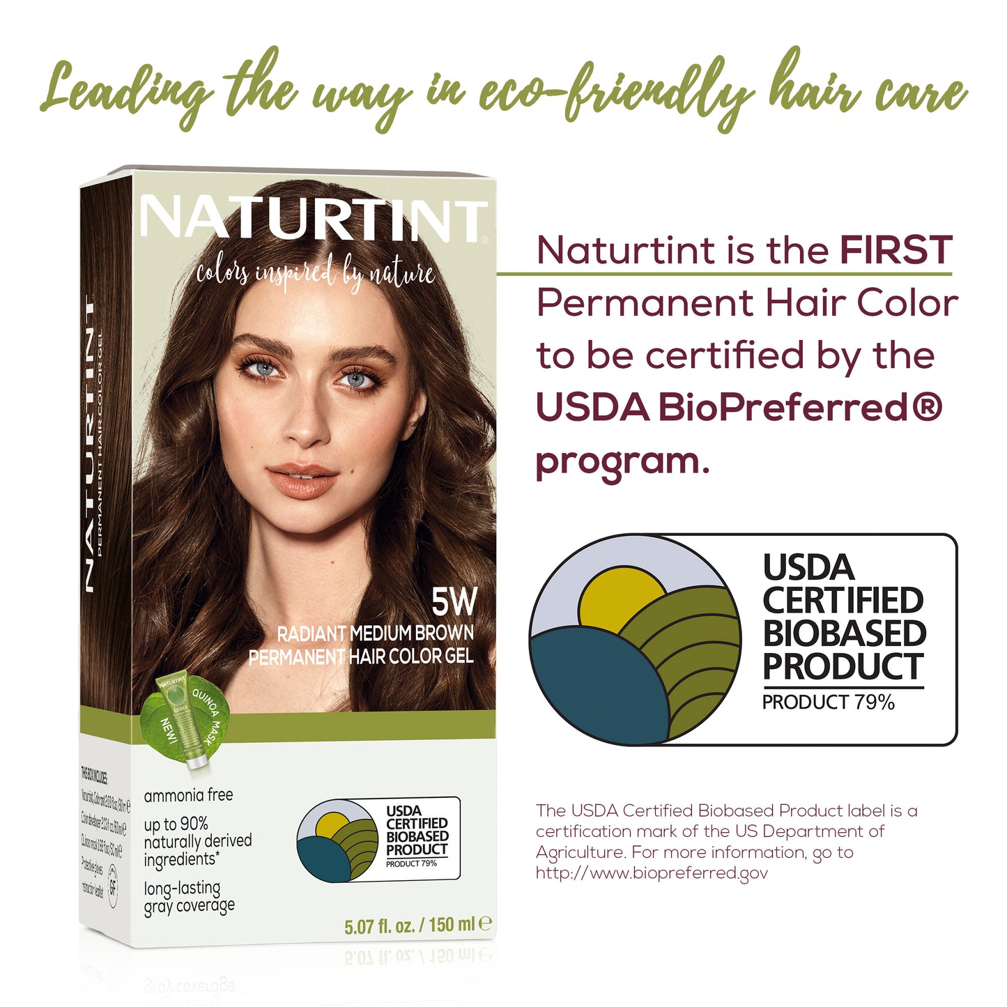 Naturtint Permanent Hair Color 5W Radiant Medium Brown (Packaging may vary)