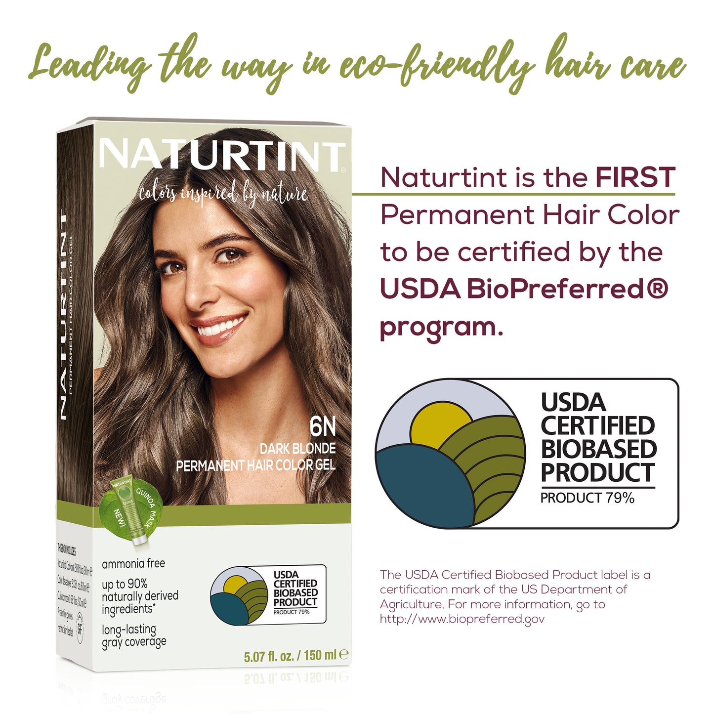 Naturtint Permanent Hair Color 6N Dark Blonde (Packaging may vary)
