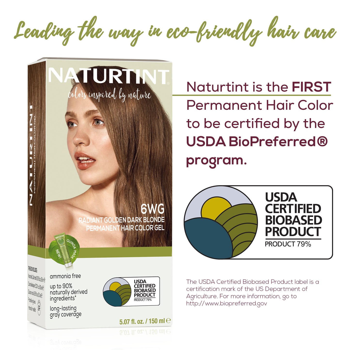 Naturtint Permanent Hair Color 6WG Radiant Golden Dark Blonde (Packaging may vary)