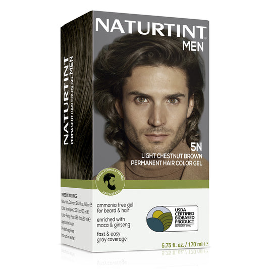 Naturtint Men's Permanent Hair Color 5N Light Chestnut Brown