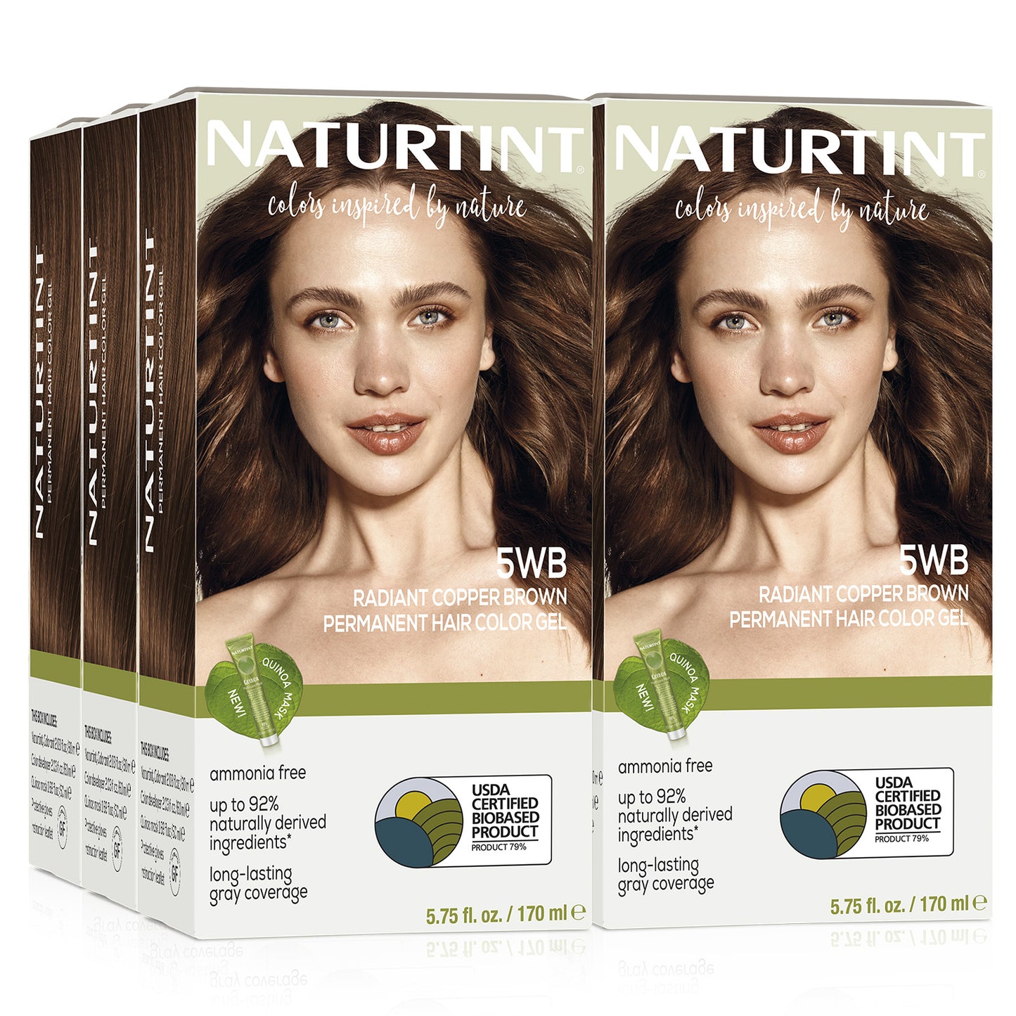 Naturtint Permanent Hair Color 5WB Radiant Copper Brown