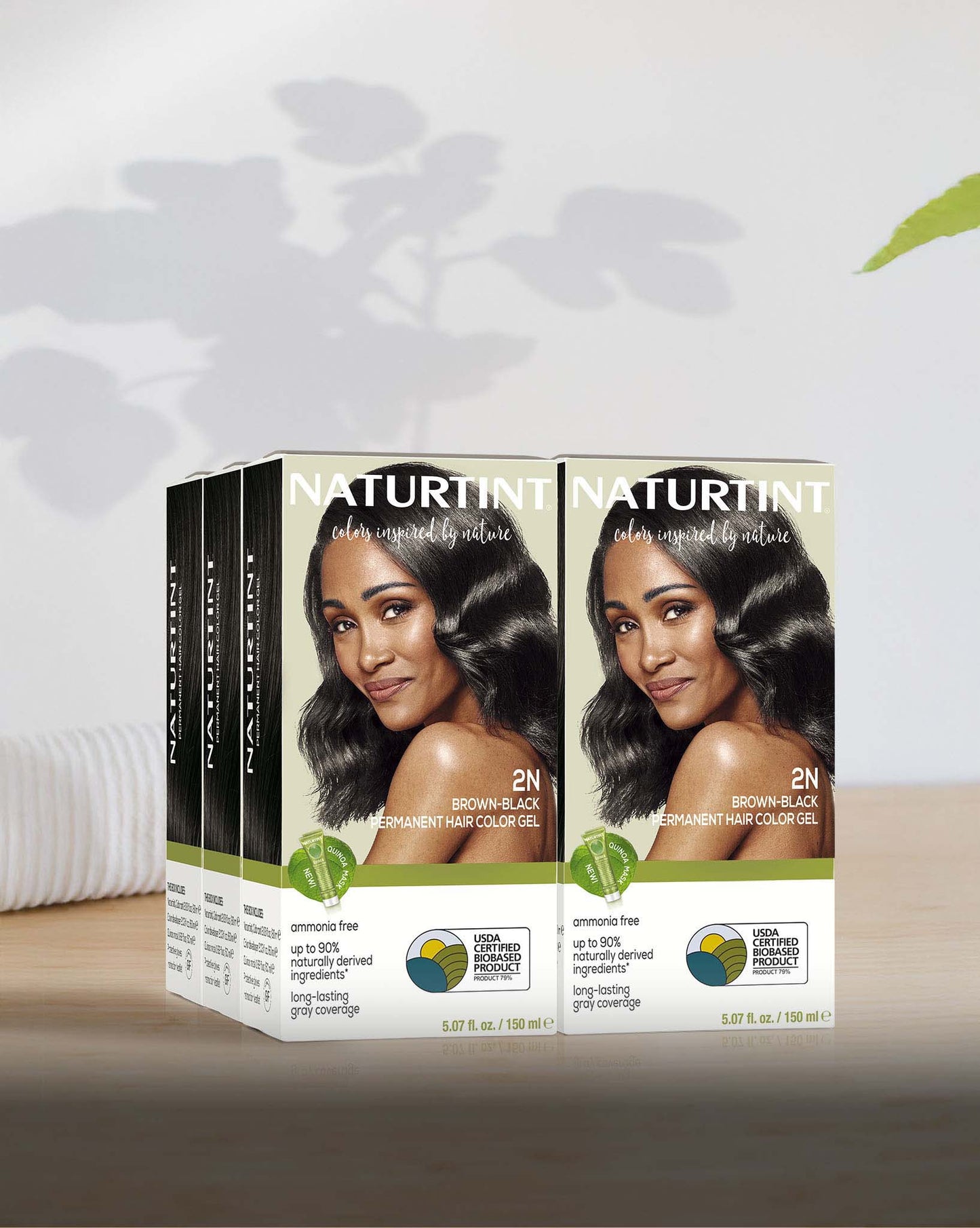 Naturtint Permanent Hair Color 2N Brown Black (Packaging may vary)