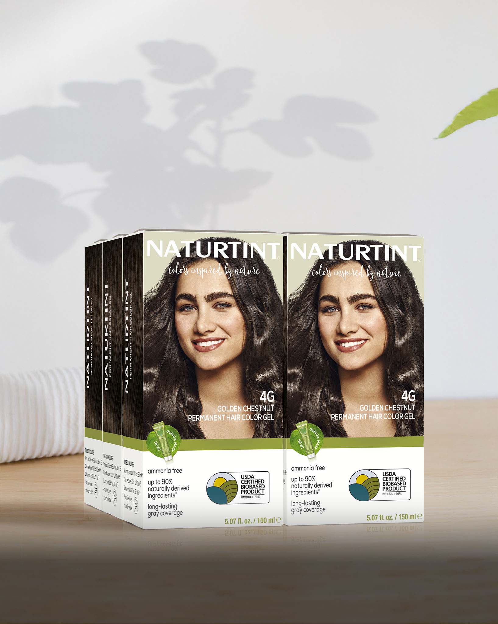 Naturtint Permanent Hair Color 4G Golden Chestnut (Packaging may