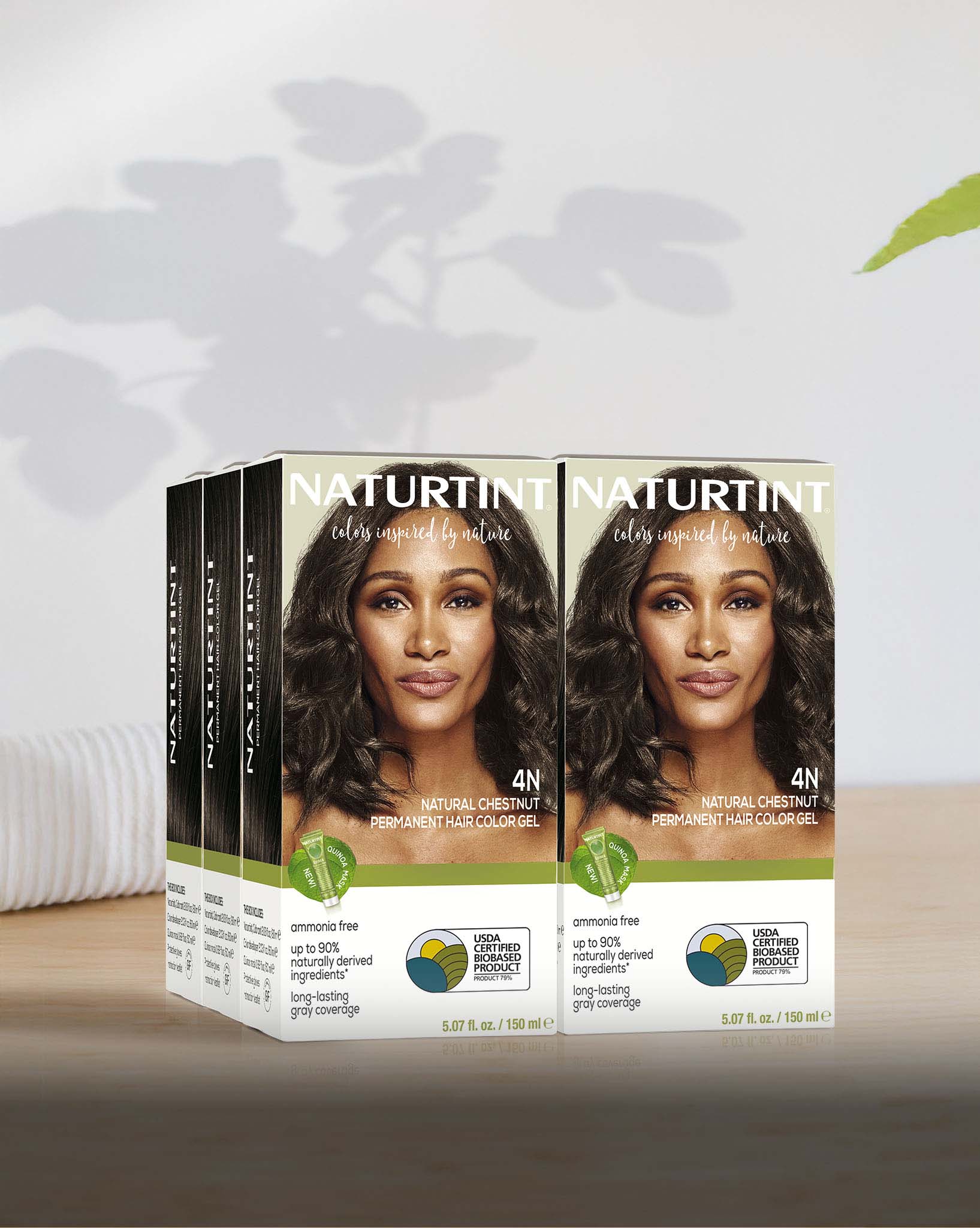 Naturtint Permanent Hair Color 4N Natural Chestnut (Packaging may