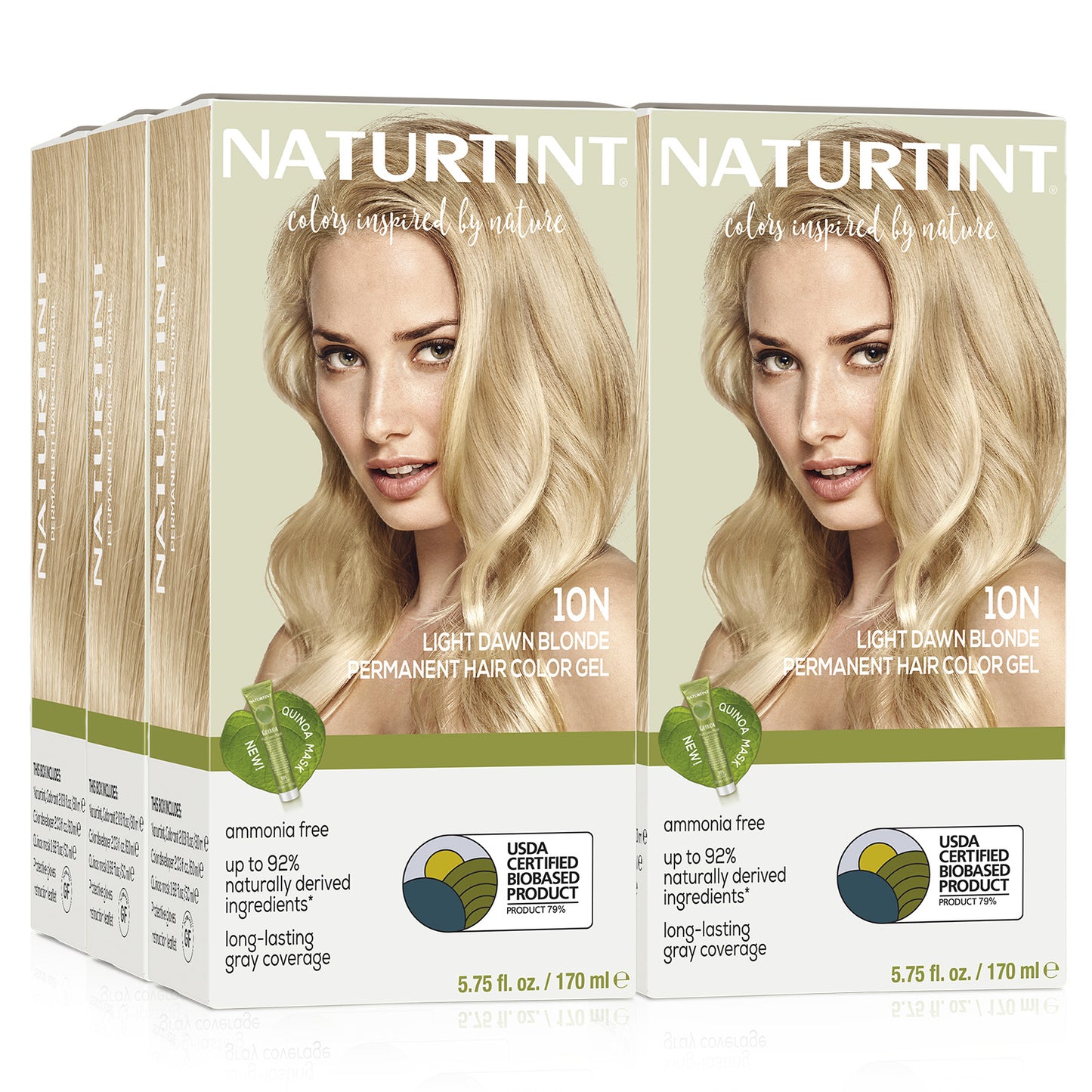 Naturtint Permanent Hair Color 10N Light Dawn Blonde (Packaging may vary)