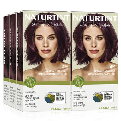 Naturtint Permanent Hair Color 4M Mahogany Chestnut (Packaging may vary)