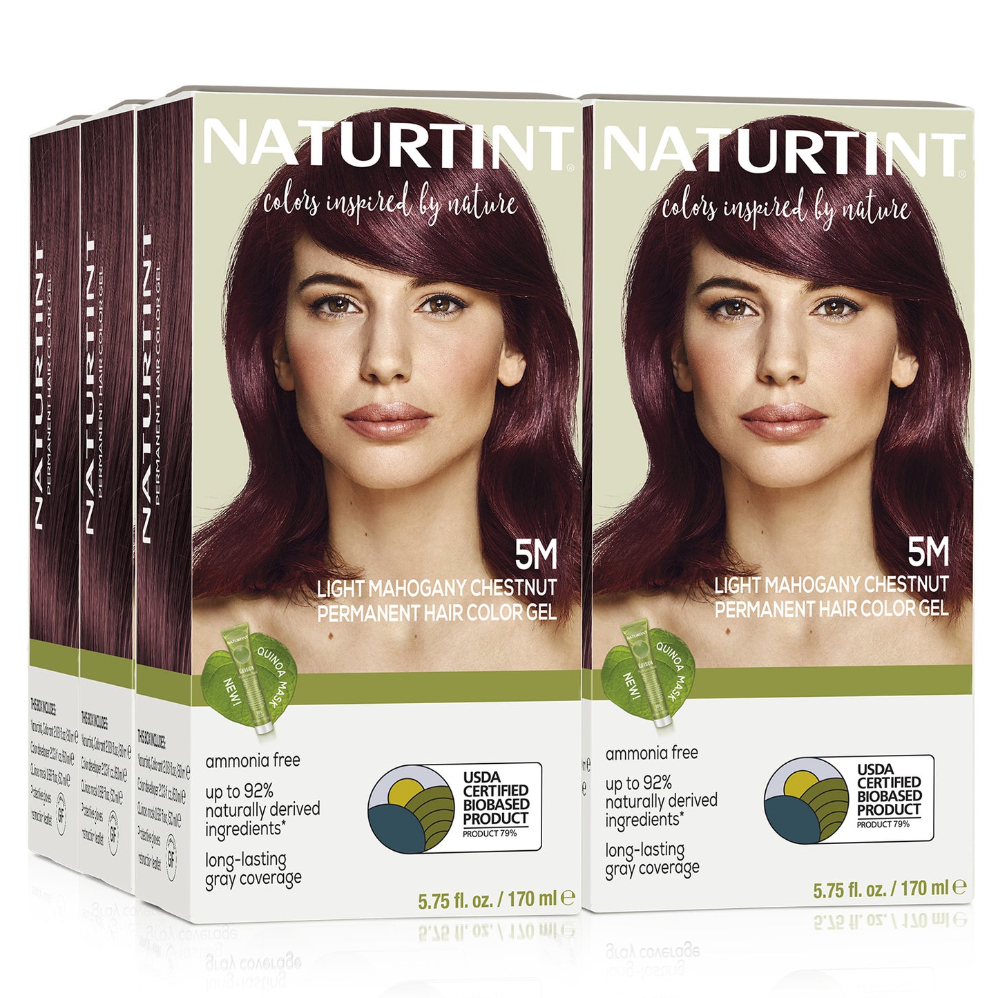 Naturtint Permanent Hair Color 5M Light Mahogany Chestnut (Packaging may vary)