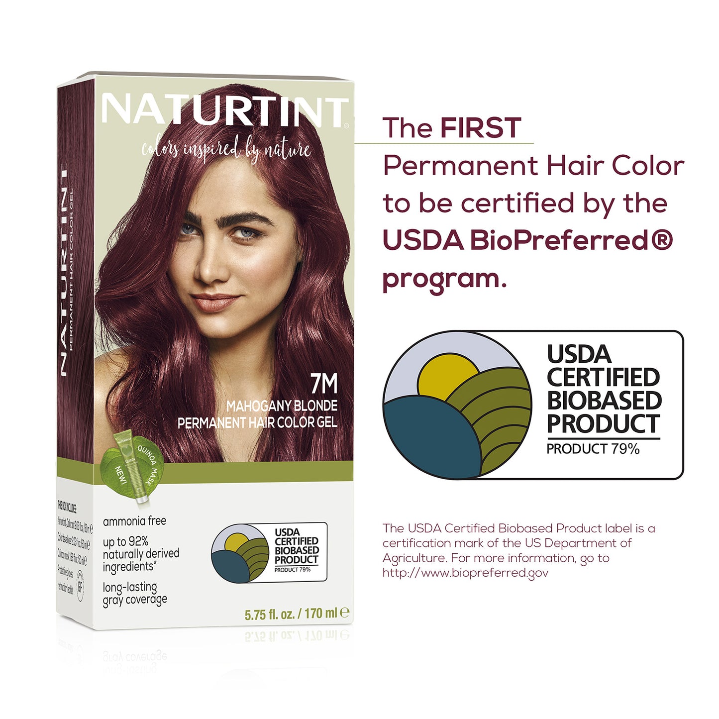Naturtint Permanent Hair Color 7M Mahogany Blonde (Packaging may vary)
