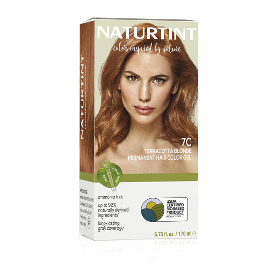 Naturtint Permanent Hair Color 7C Terracotta Blonde (Packaging may vary)