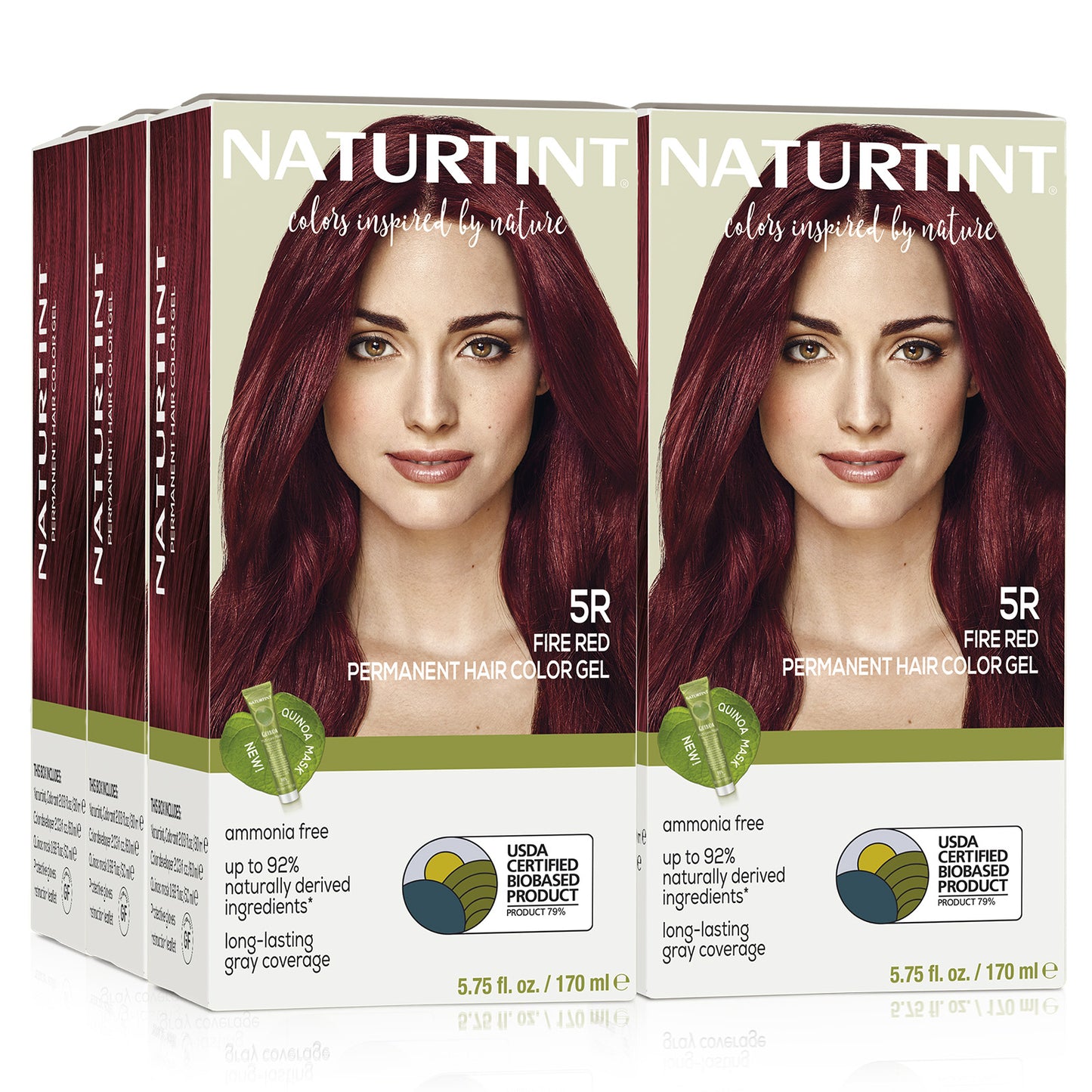 Naturtint Permanent Hair Color 5R (formerly 9R) Fire Red (Packaging may vary)