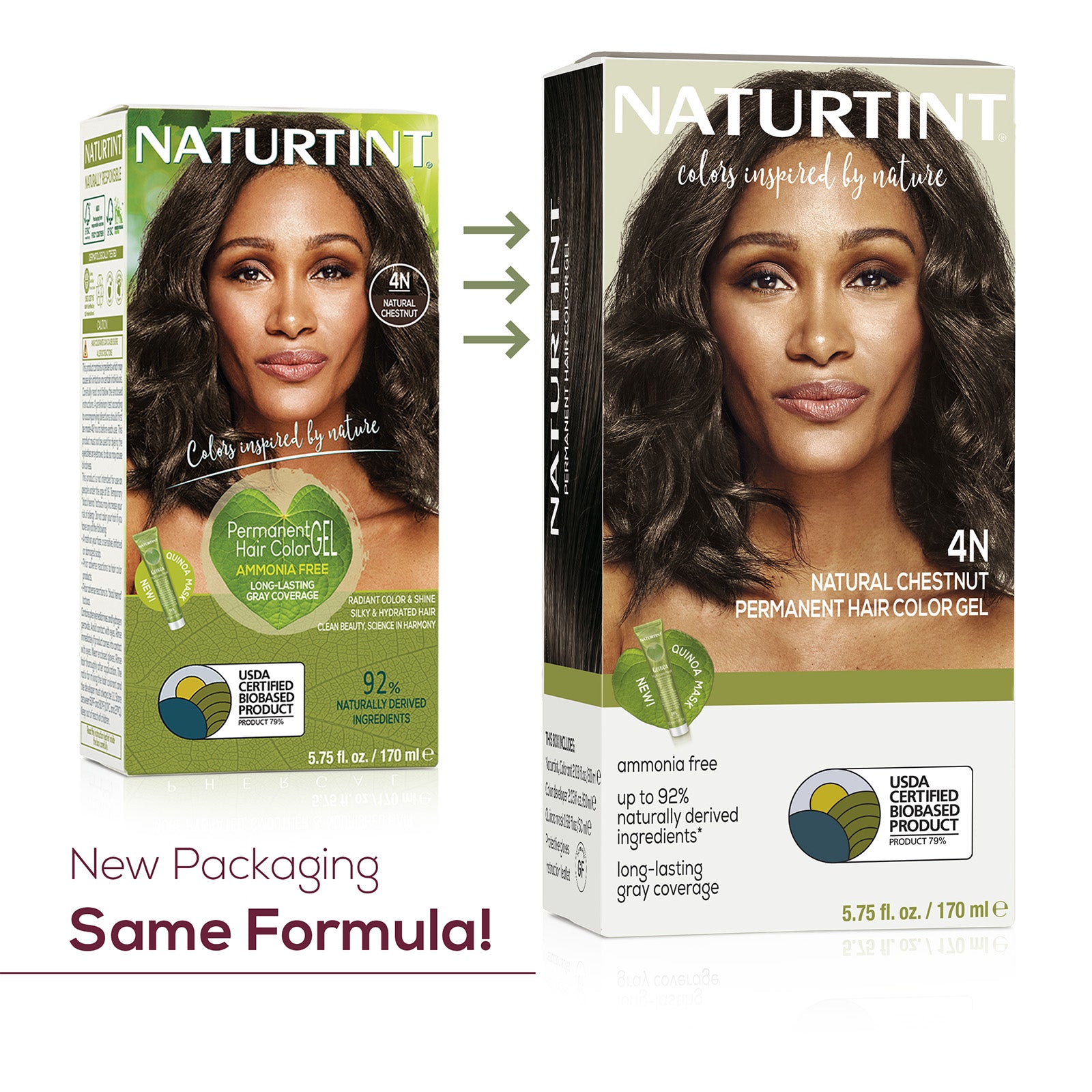 Naturtint Permanent Hair Color 4N Natural Chestnut (Packaging