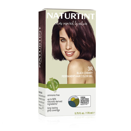 Naturtint Permanent Hair Color 3R Black Cherry (Packaging may vary)