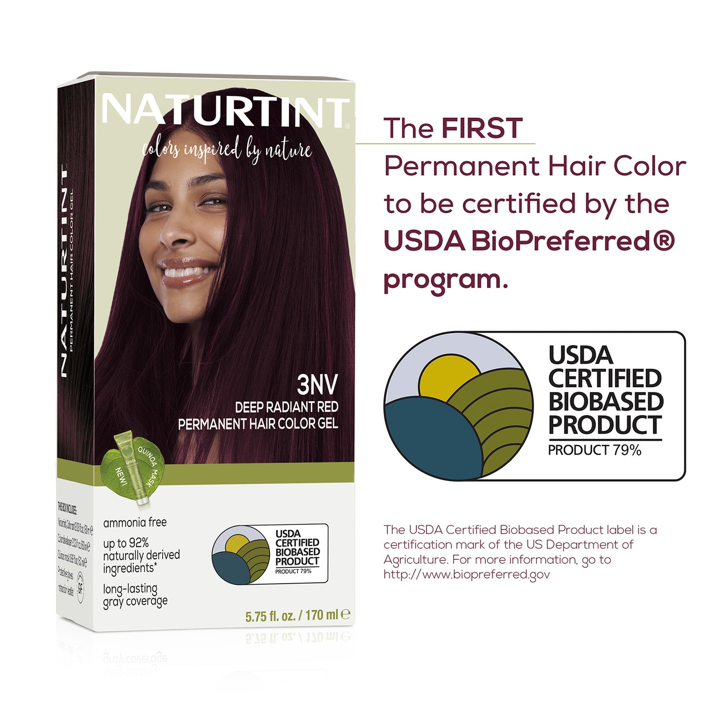 Naturtint Permanent Hair Color 3NV Radiant Red (Packaging may vary)