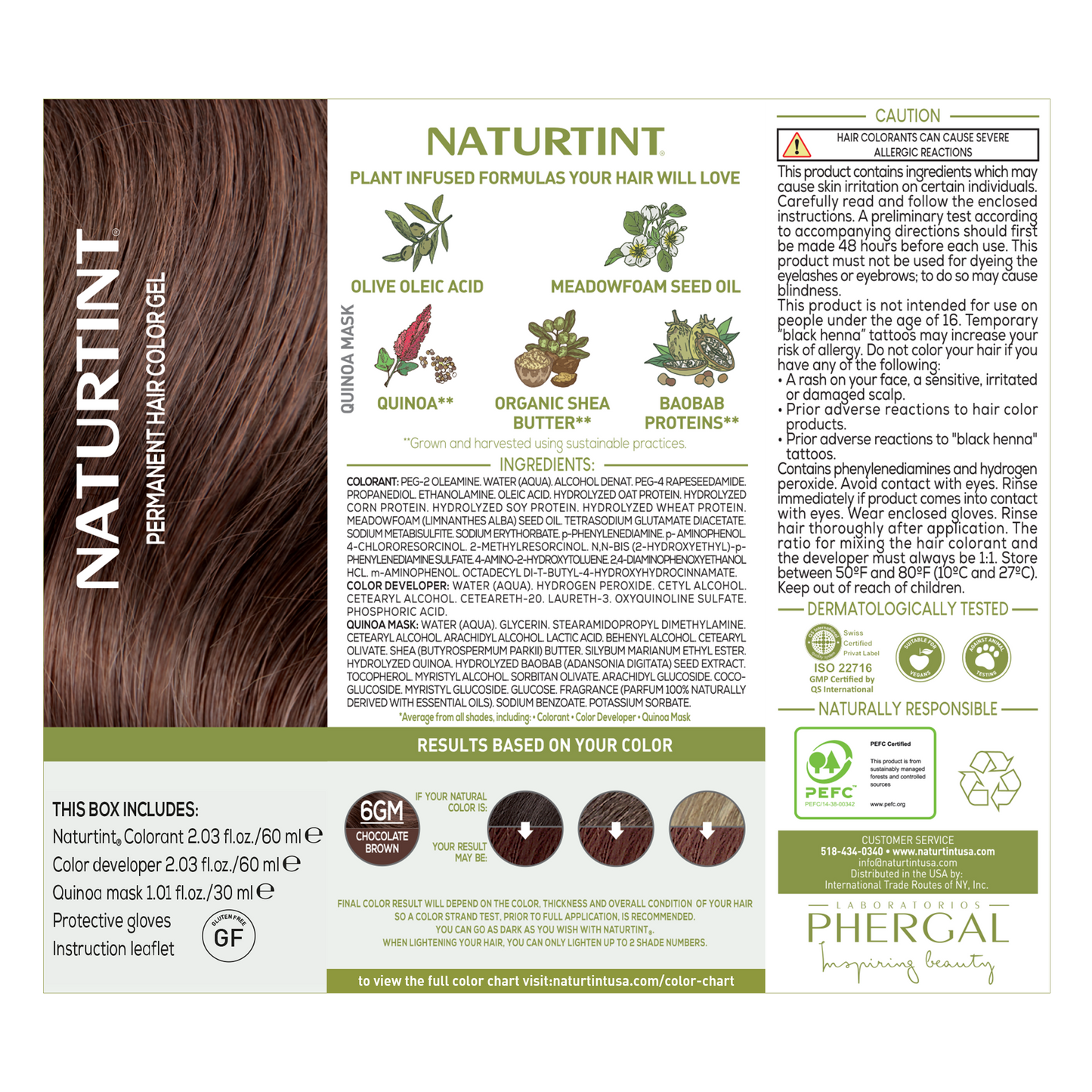 Naturtint Permanent Hair Color 6GM Chocolate Brown (Packaging may vary)