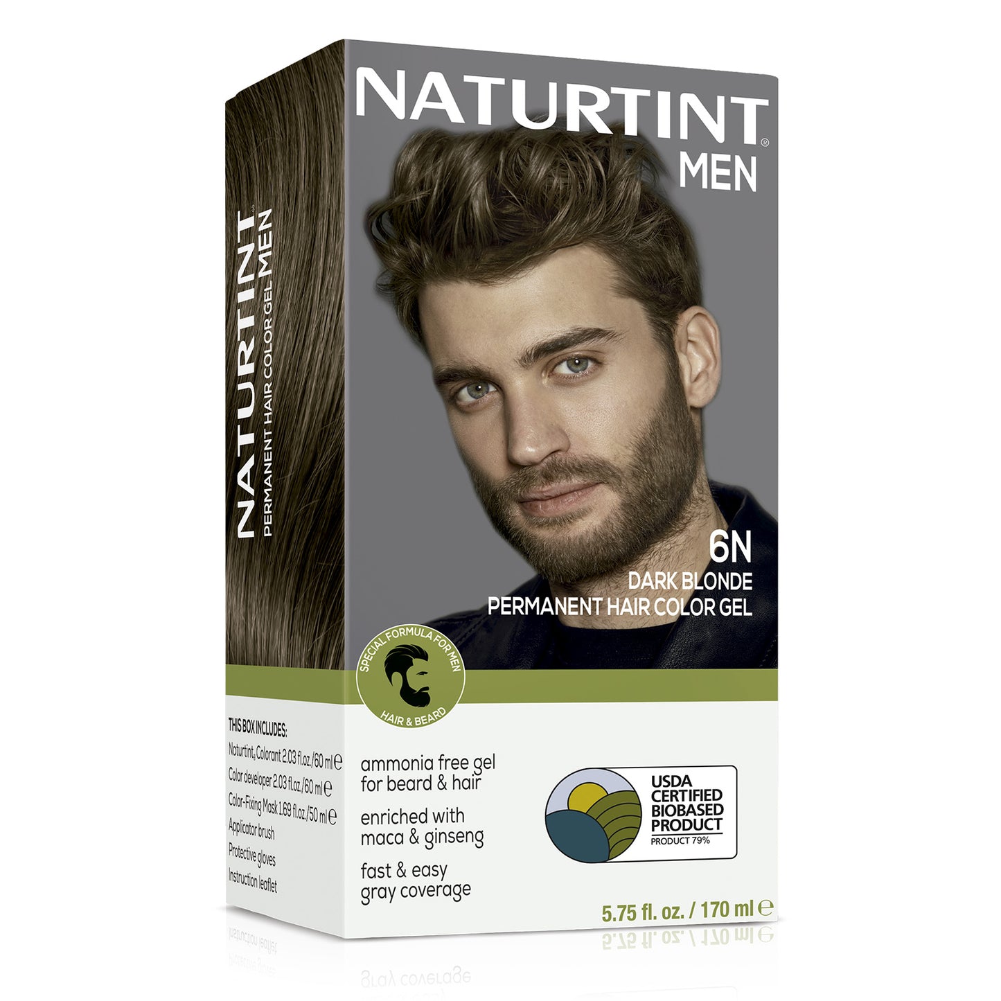 Naturtint Men's Permanent Hair Color 6N Dark Blonde