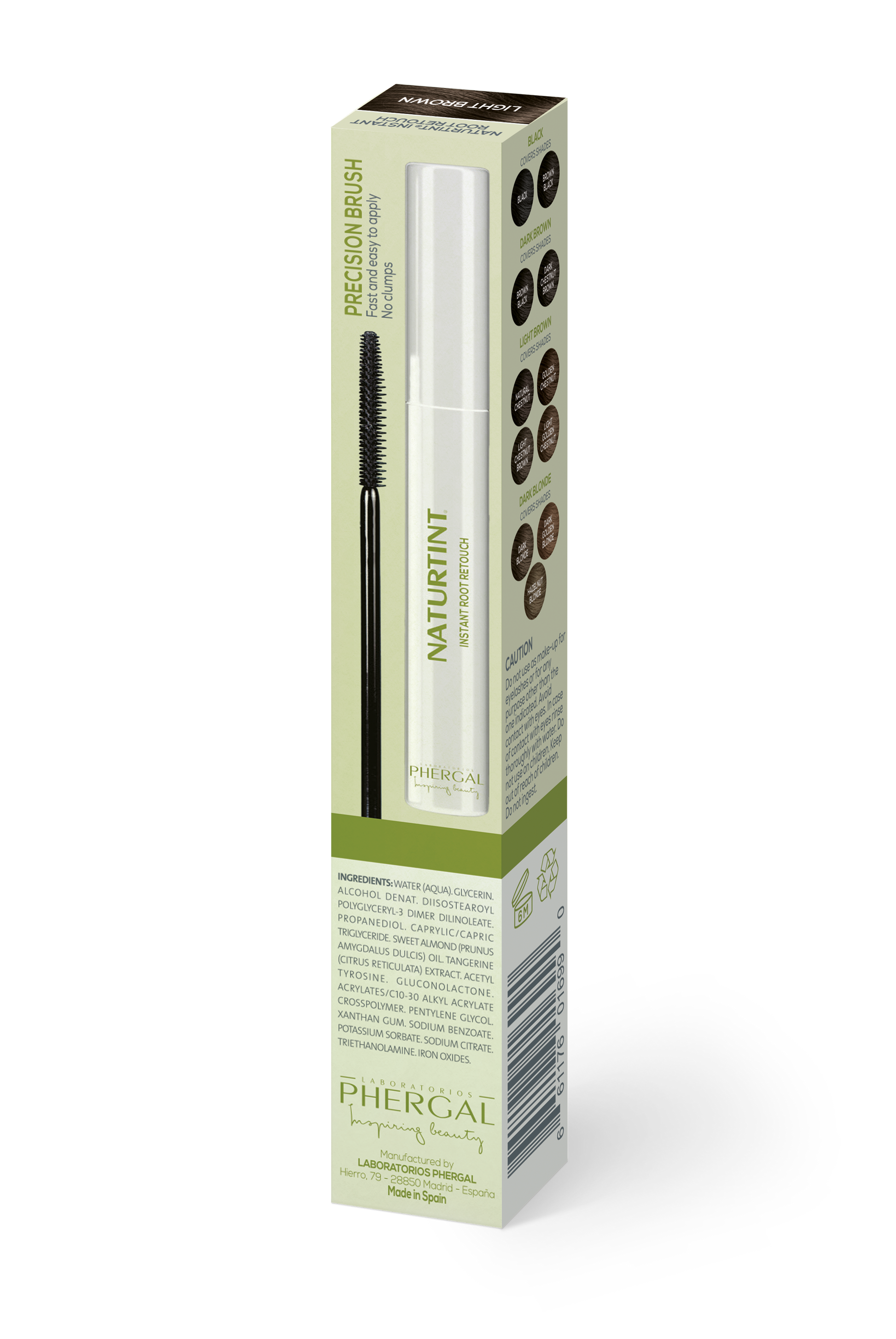 Instant Root Retouch 2 in 1 - Light Brown – Naturtint USA Instant Root Retouch 2 in 1 - Light Brown – Naturtint USA