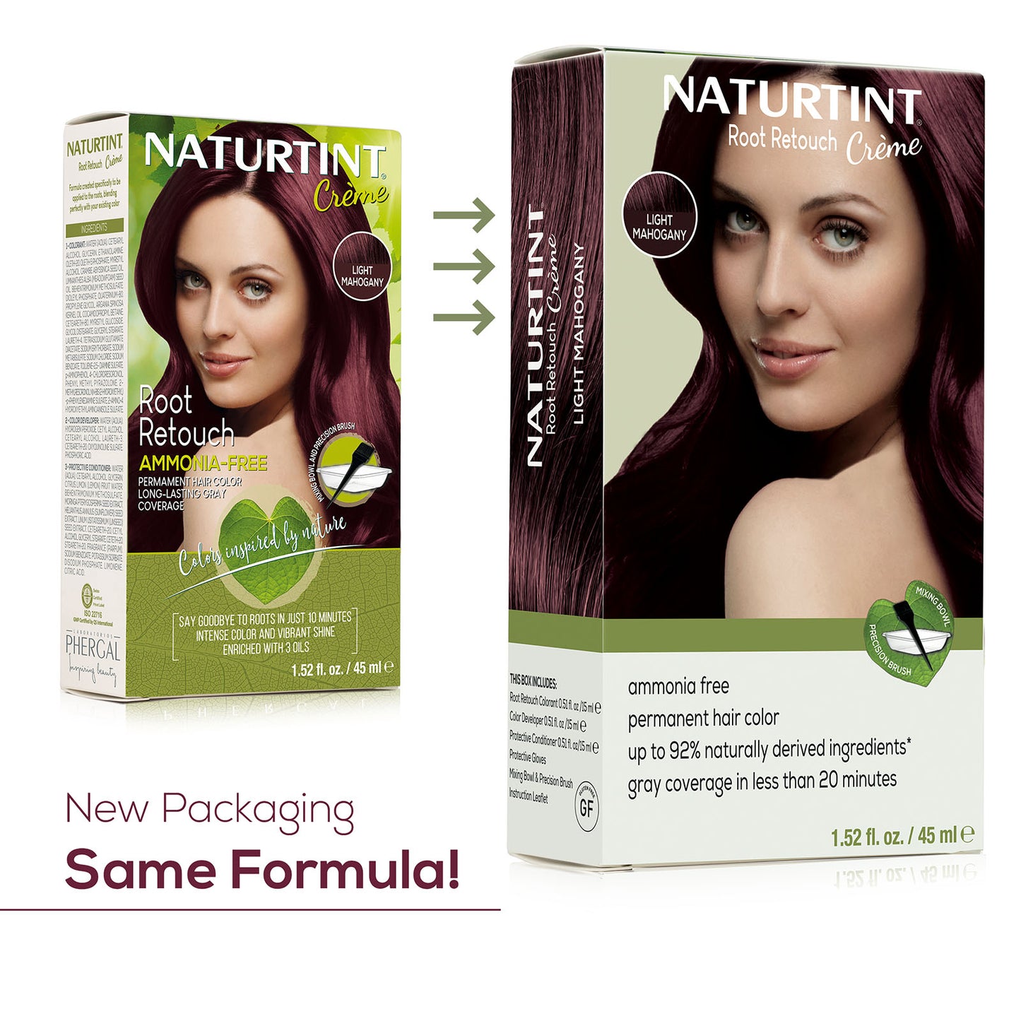 Naturtint Root Retouch Crème Permanent Hair Color - Light Mahogany