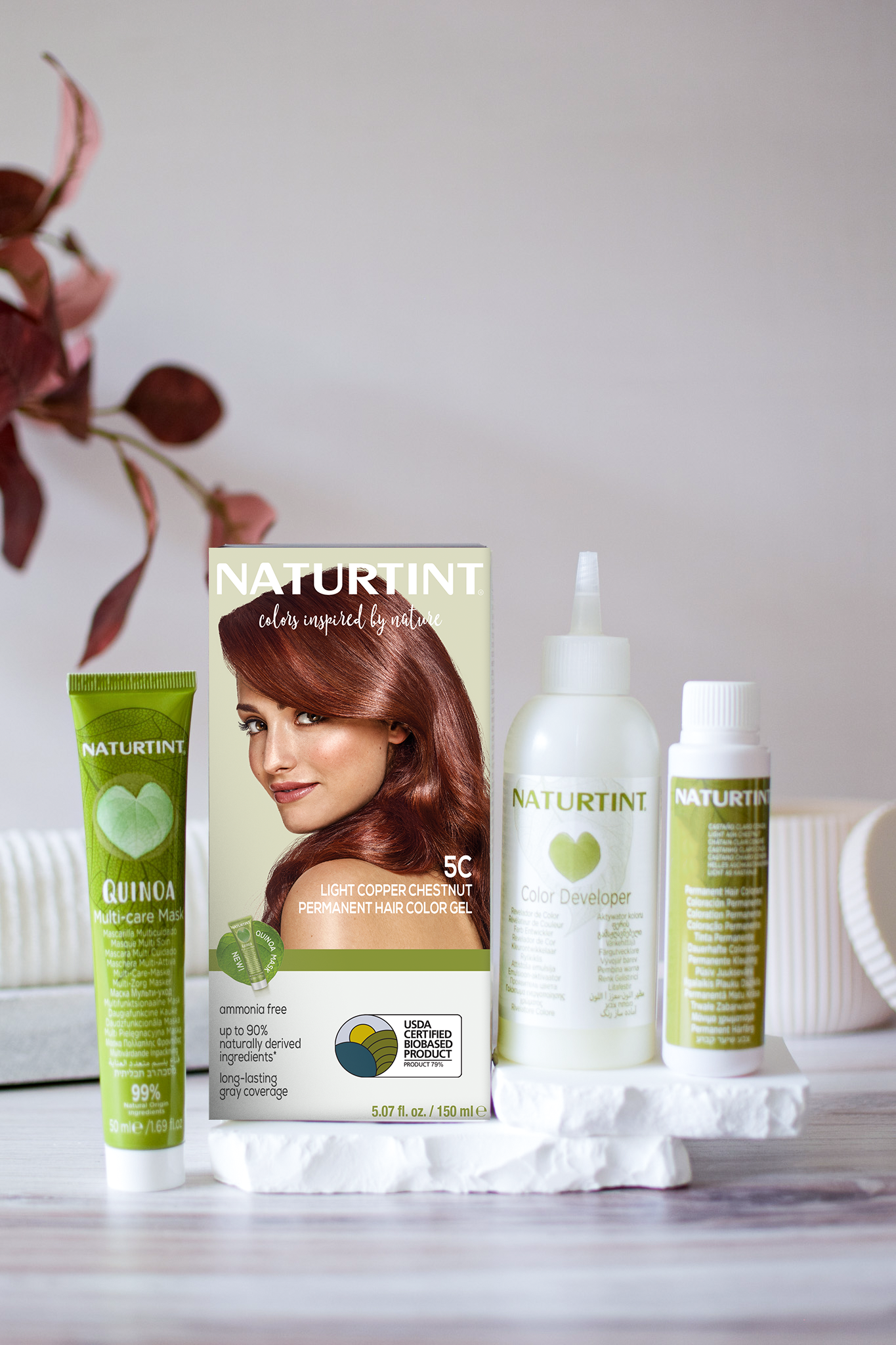 Naturtint Permanent Hair Color 5C Light Copper Chestnut (Packaging may vary)