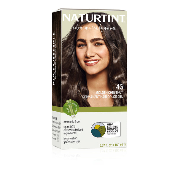 Naturtint Permanent Hair Color 4G Golden Chestnut (Packaging may