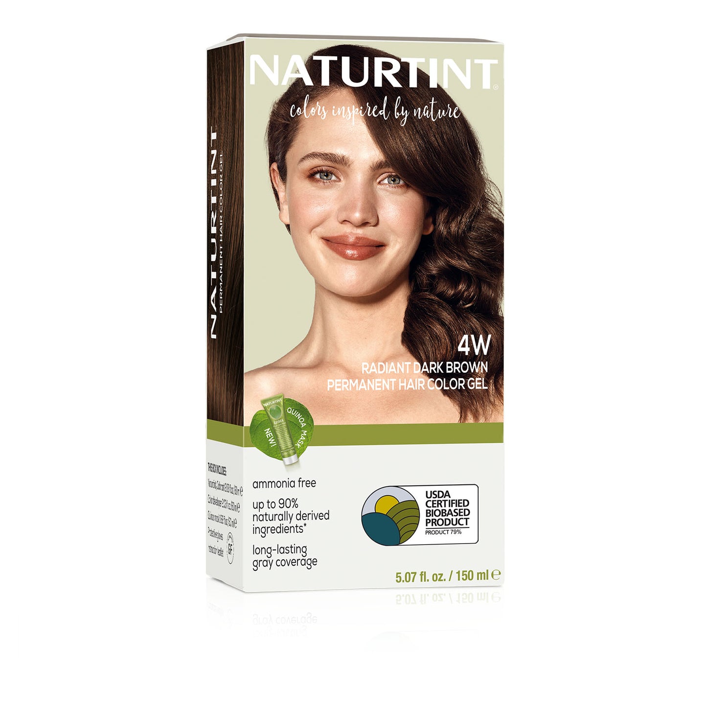 Naturtint Permanent Hair Color 4W Radiant Dark Brown (Packaging may vary)