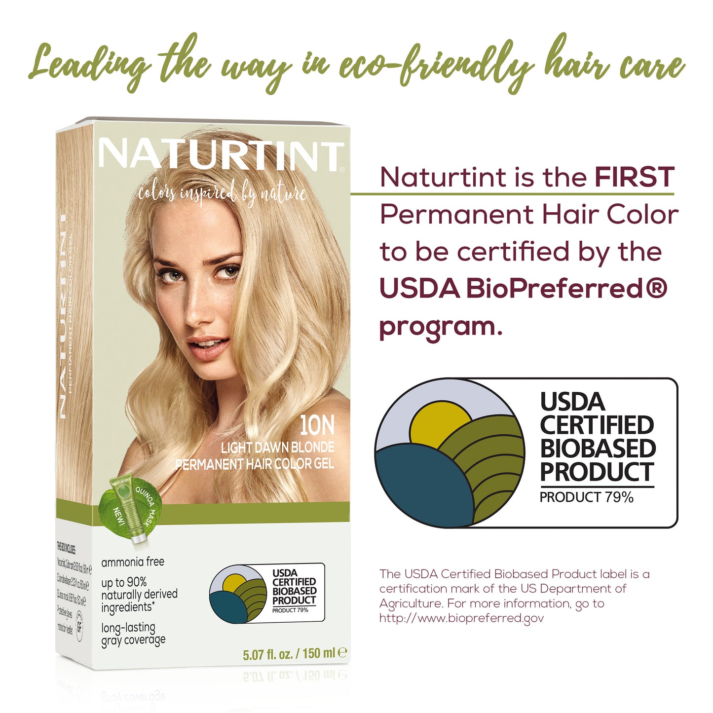 Naturtint Permanent Hair Color 10N Light Dawn Blonde (Packaging may vary)