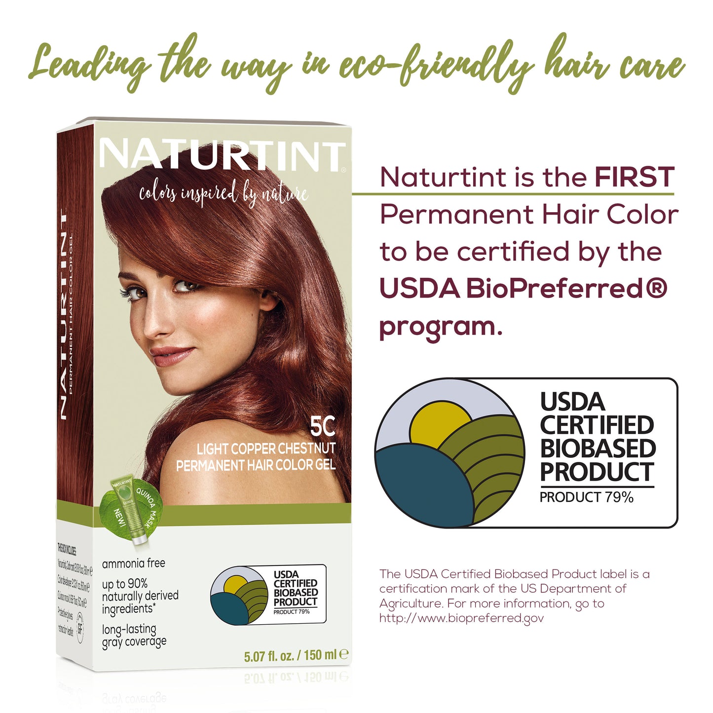 Naturtint Permanent Hair Color 5C Light Copper Chestnut (Packaging may vary)