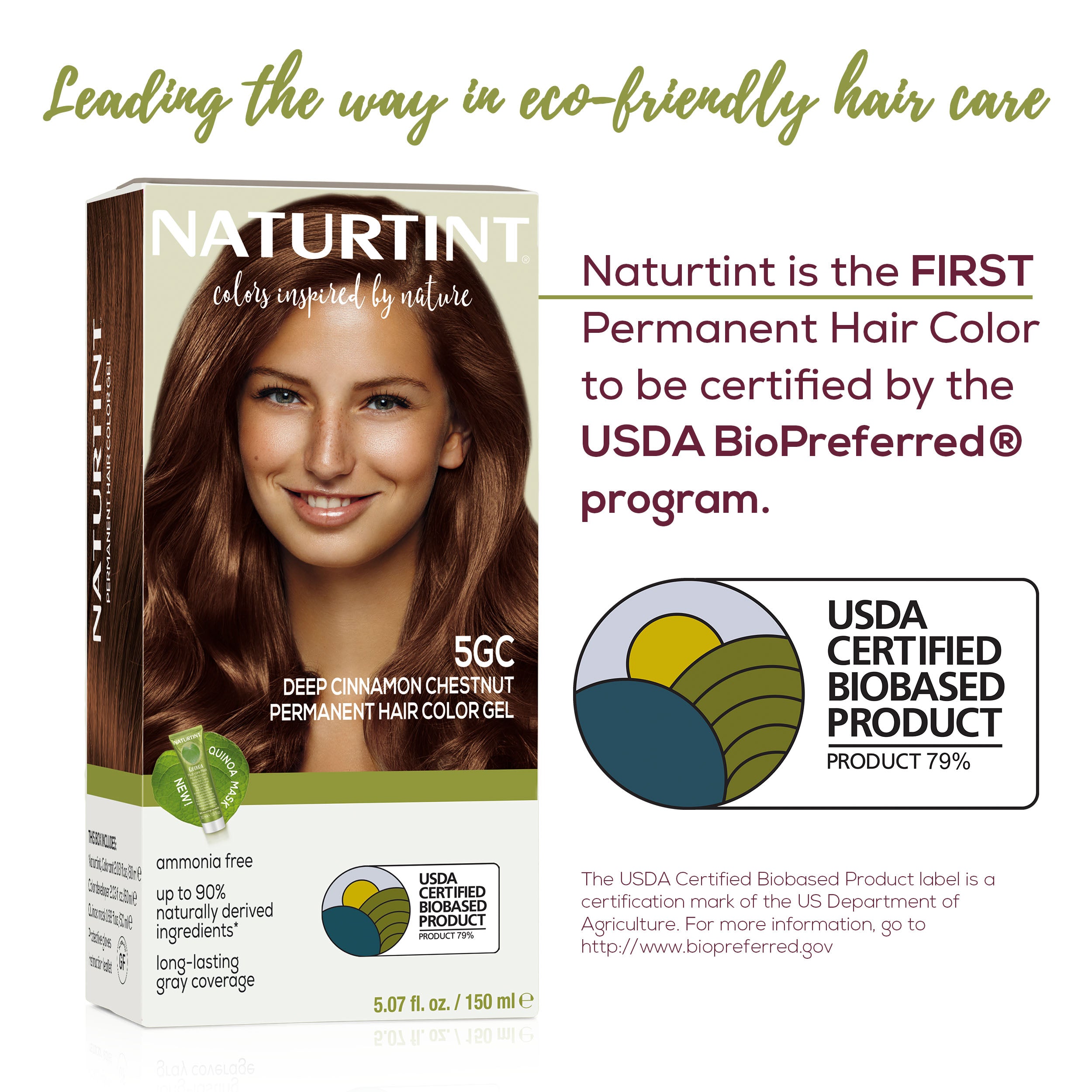 Naturtint Permanent Hair Color 5GC Deep Cinnamon Chestnut