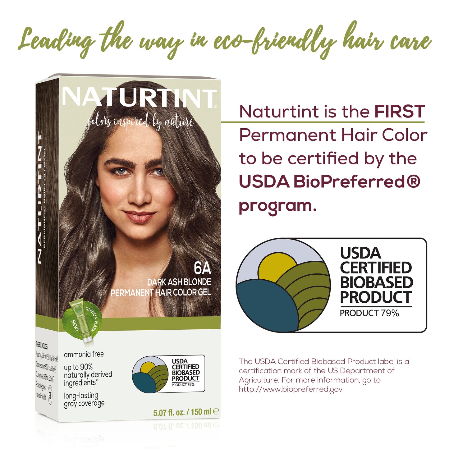 Naturtint Permanent Hair Color 6A Dark Ash Blonde (Packaging may vary)