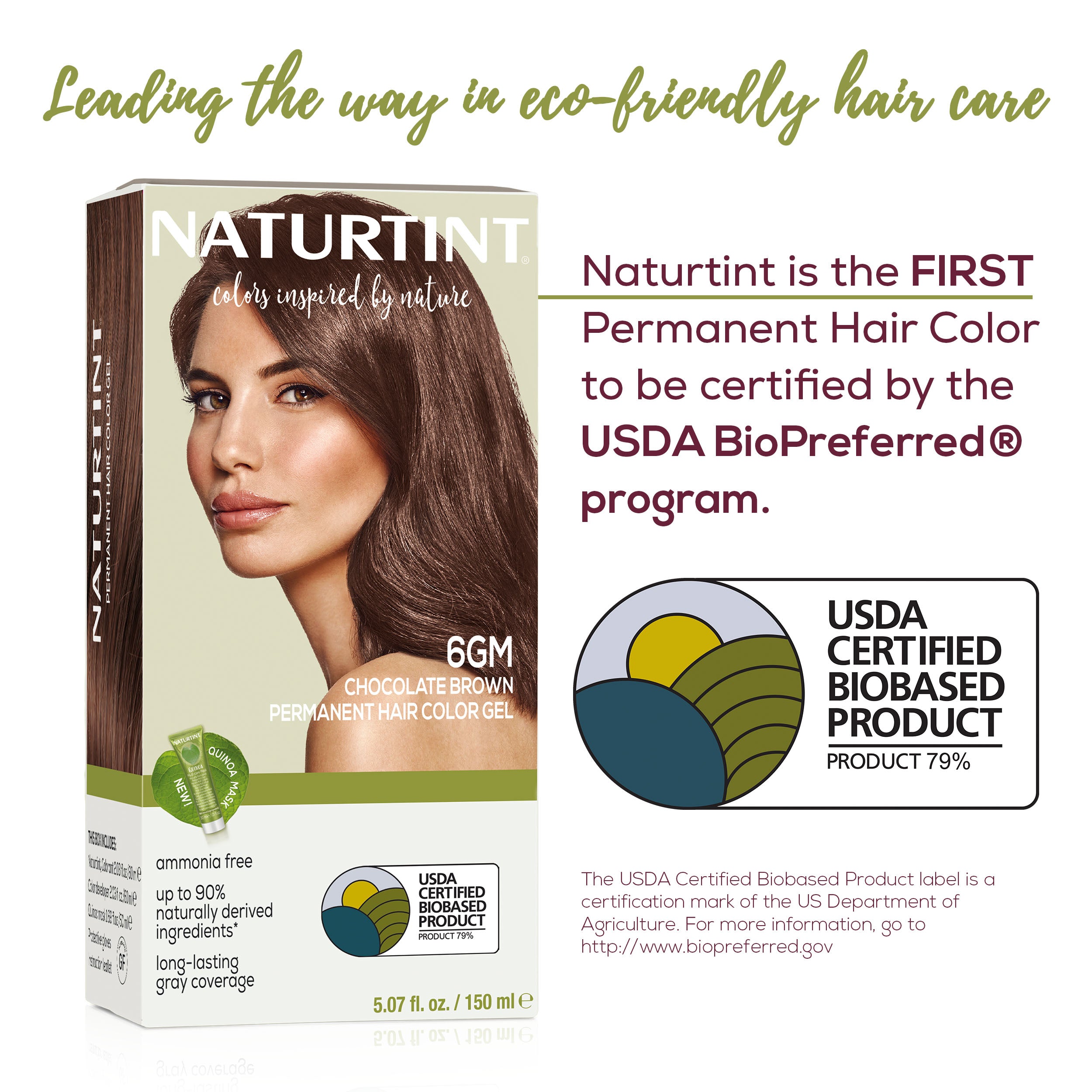 Naturtint Permanent Hair Color 6GM Chocolate Brown (Packaging may